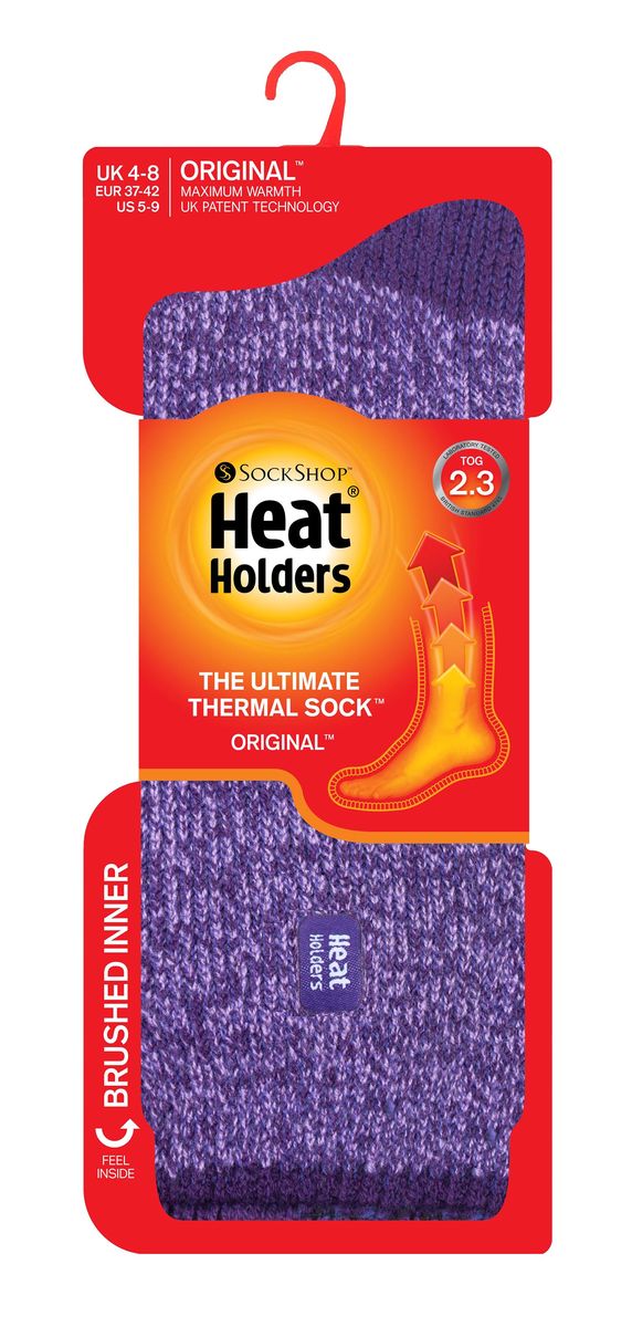 Dicke Thermosocken im Twist-Strick