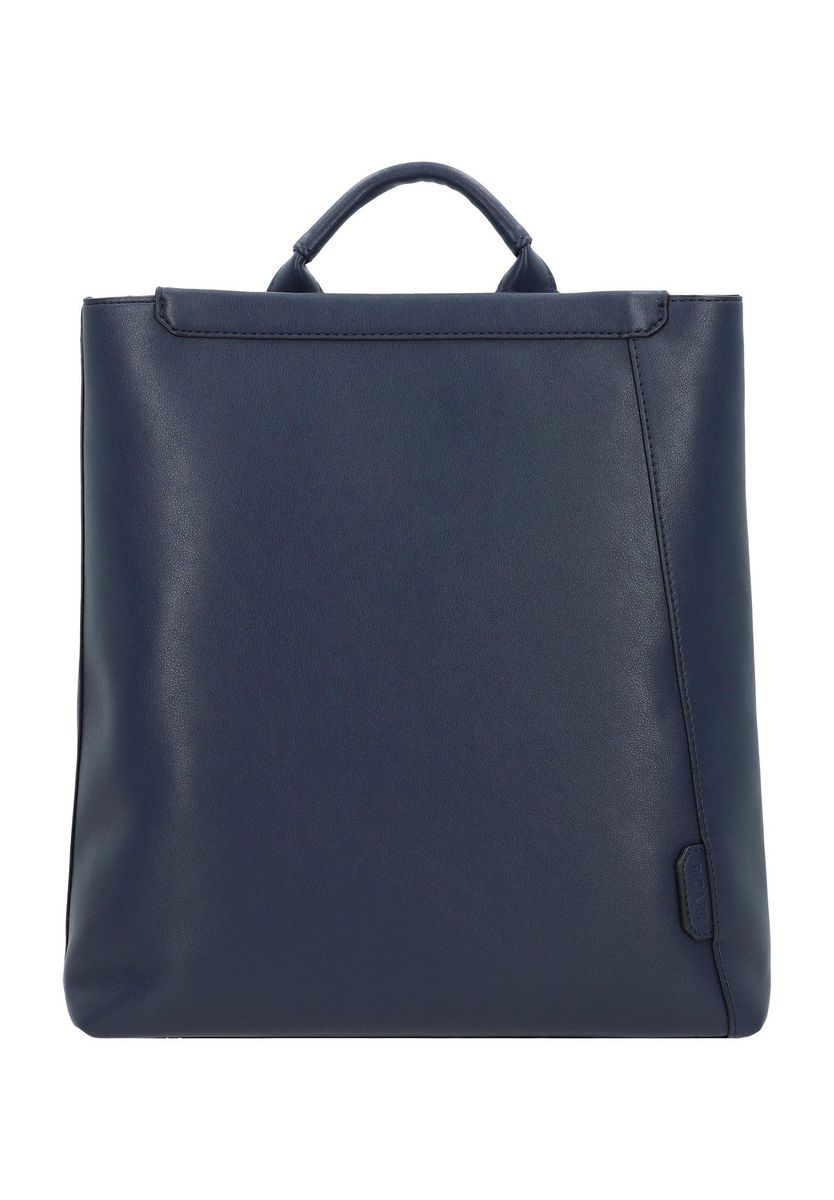 Minimalistischer Rucksack Handtasche aus Kunstleder