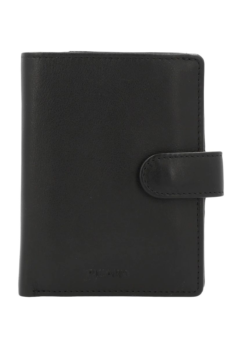 PICARD Scheintasche, Druckknopf, Leder, für Herren, schwarz, 99