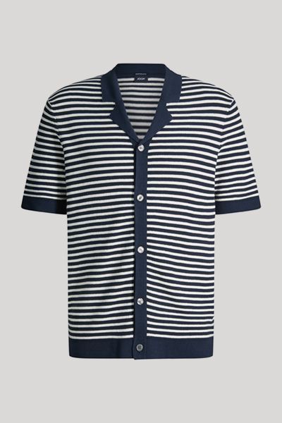 JOOP! Gestreiftes Strickshirt Marineblau und Weiß Lässig