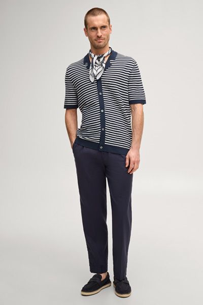 JOOP! Gestreiftes Strickshirt Marineblau und Weiß Lässig
