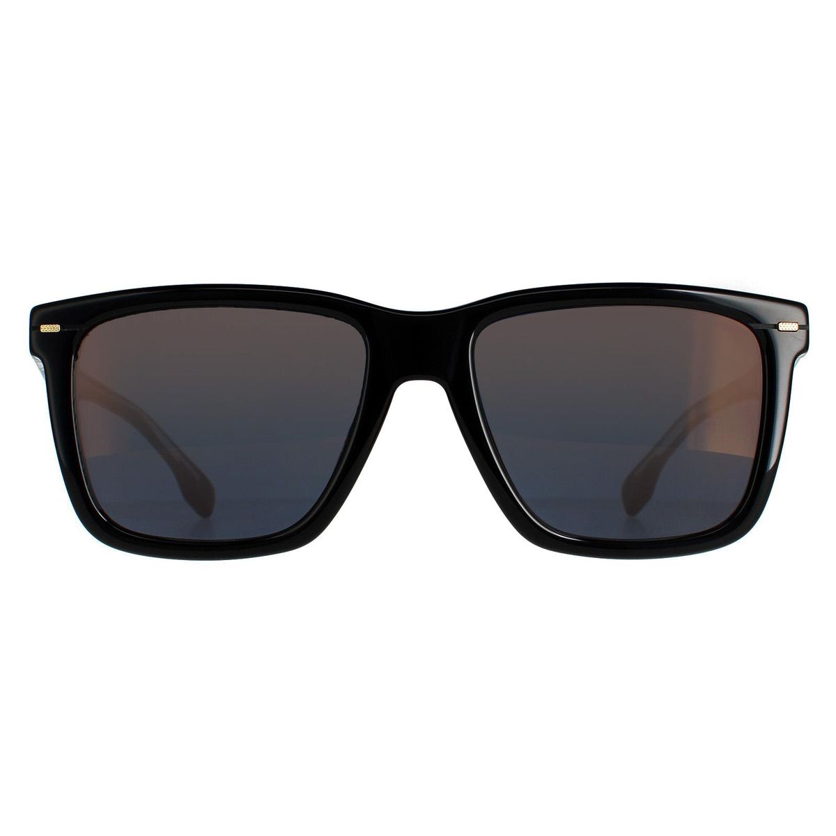 Schwarze Sonnenbrille mit quadratischem Rahmen