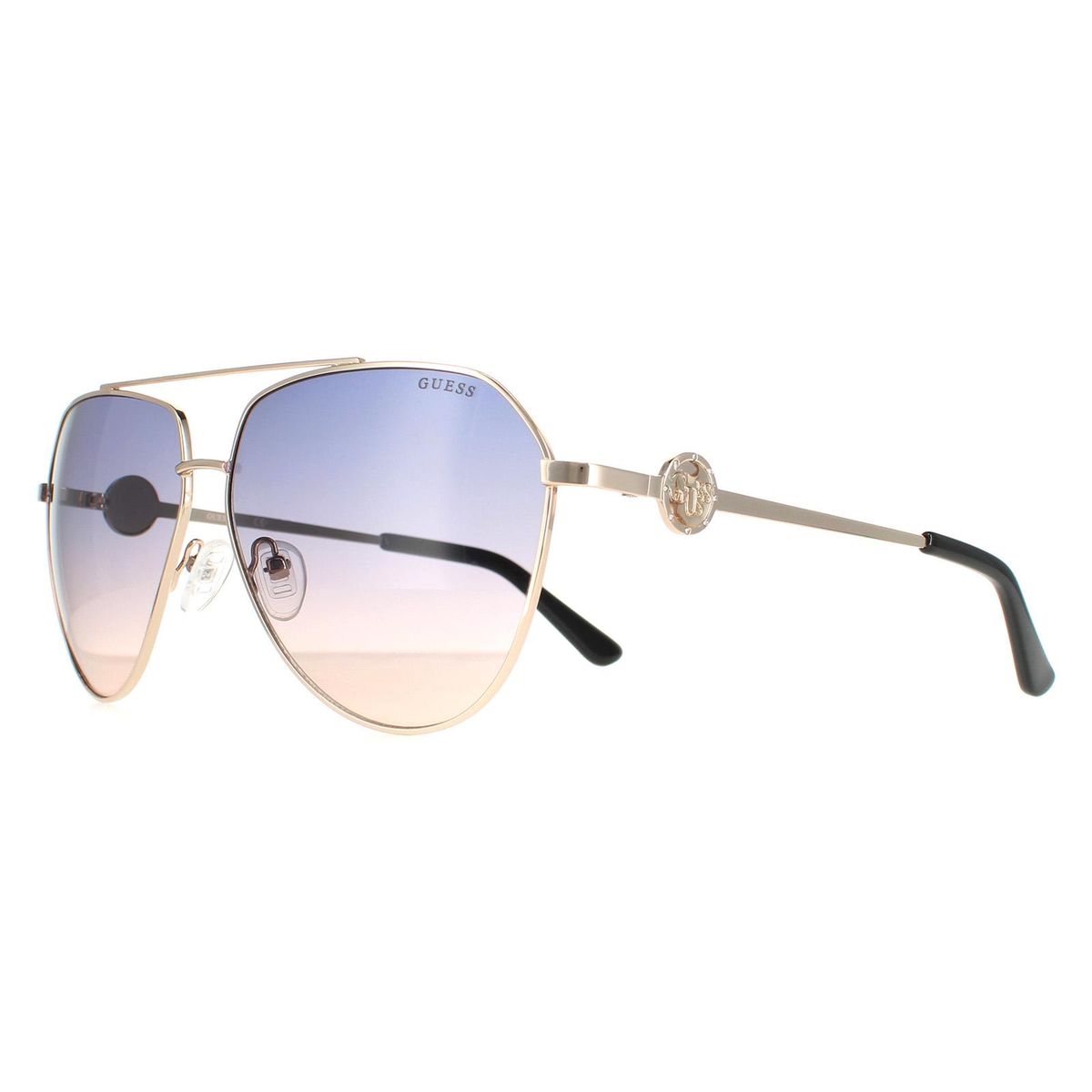 Elegante Aviator-Sonnenbrille mit Farbverlauf