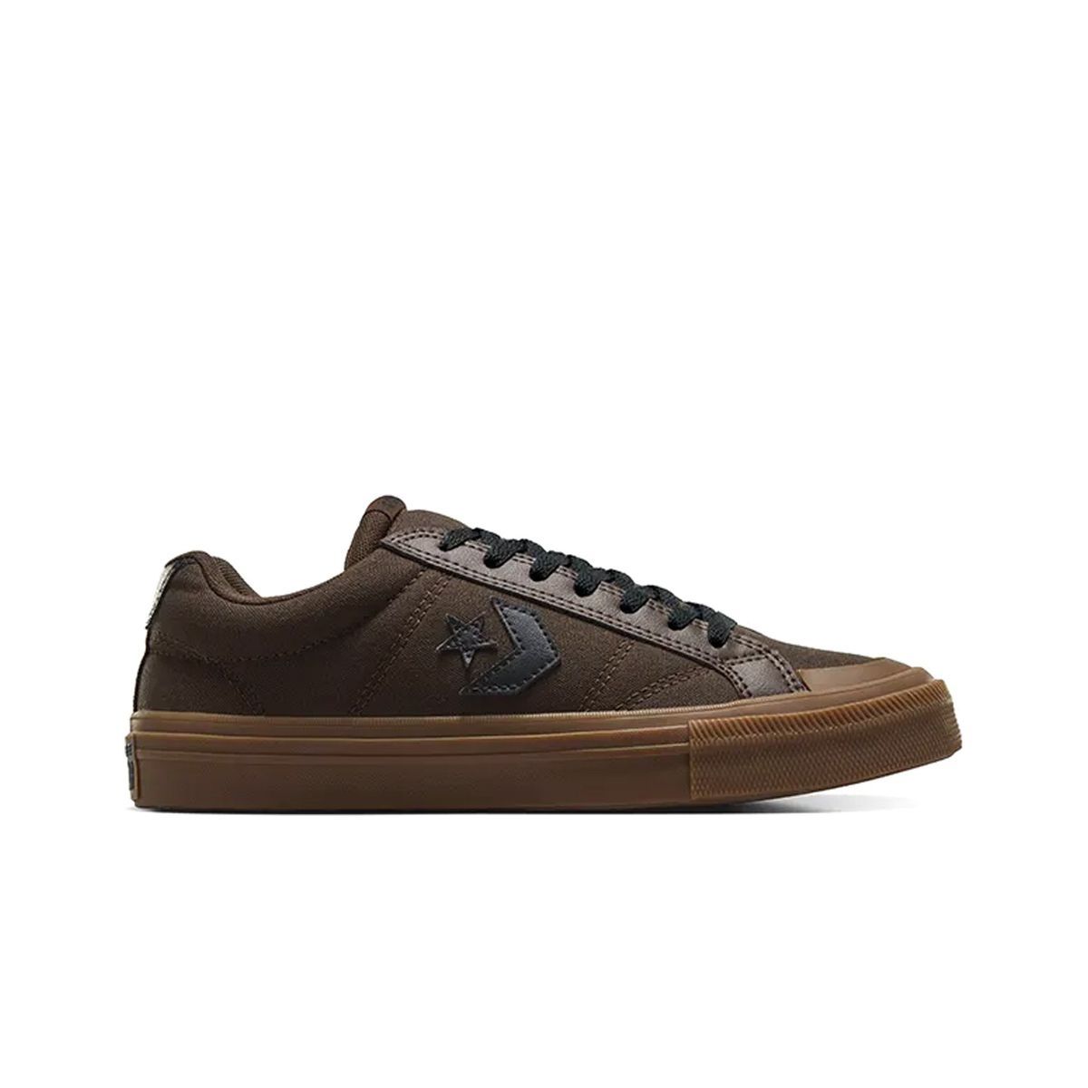 Brauner Canvas Low-Top Sneaker