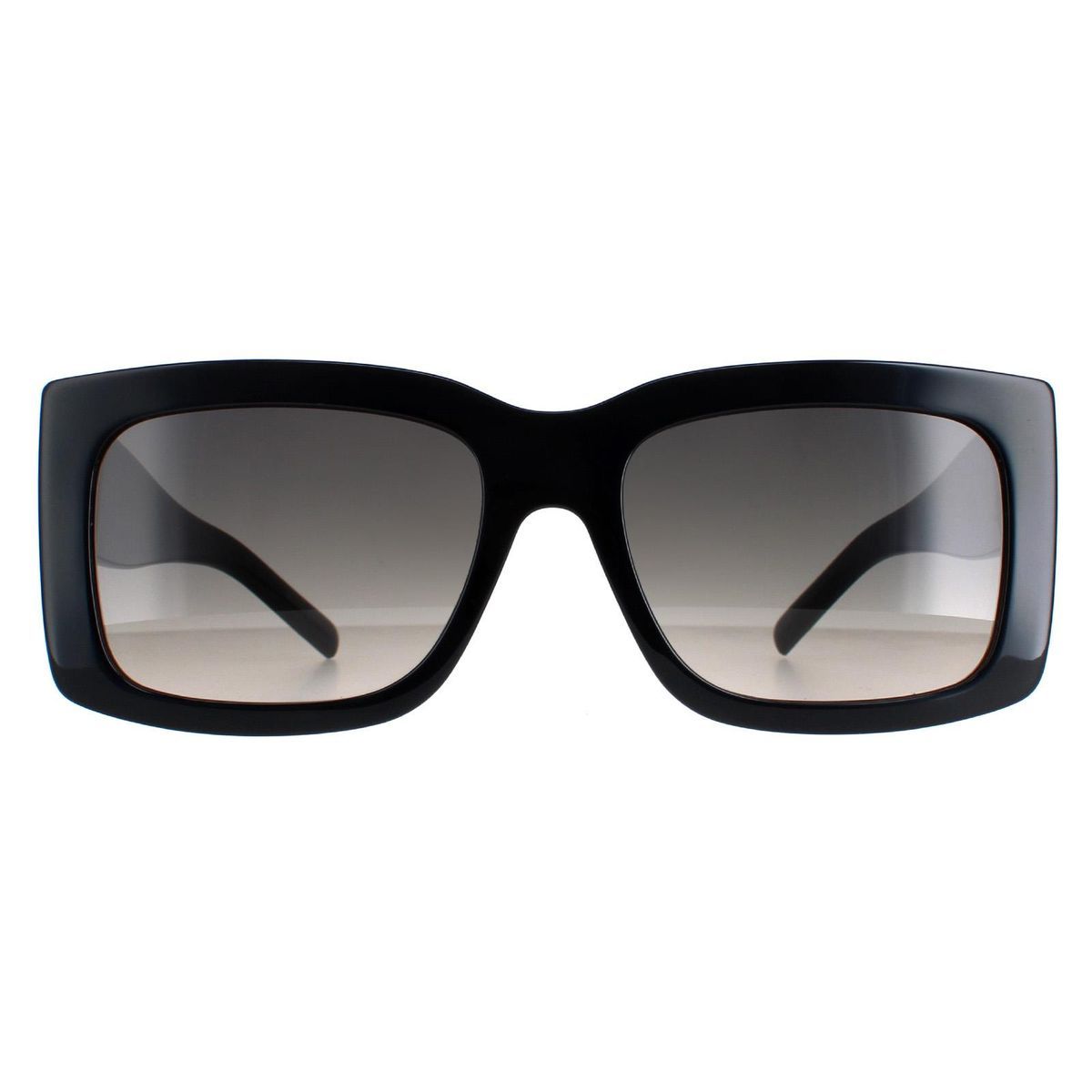 Rechteckige Sonnenbrille mit dickem Rahmen