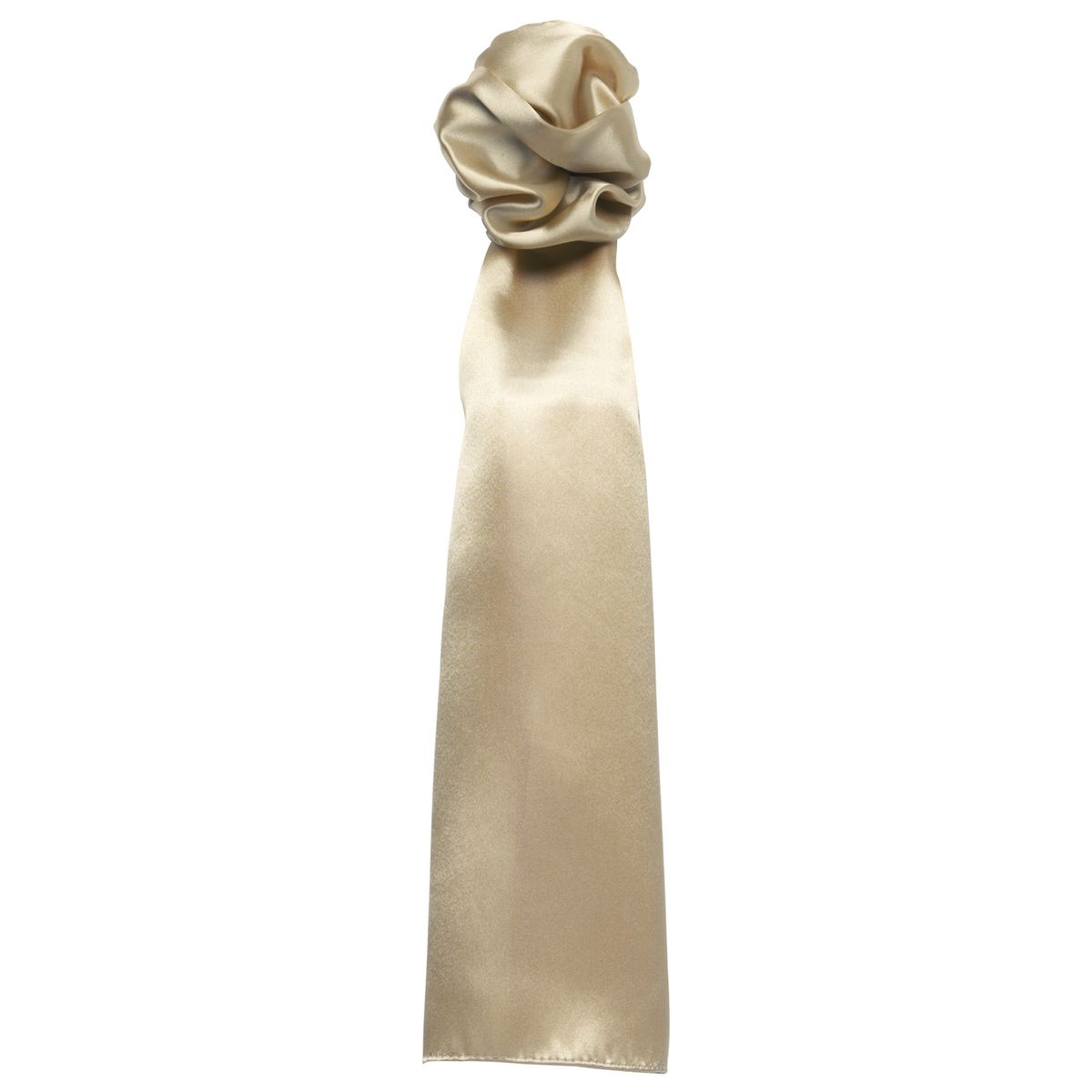 Einfarbiger Satin Schal Halstuch