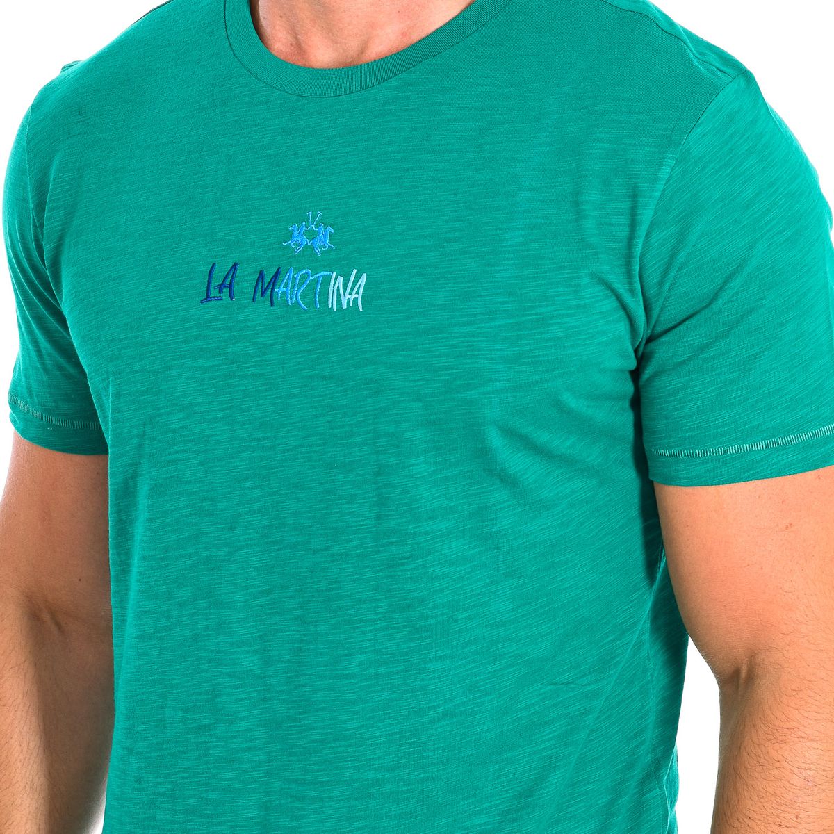 Kurzärmeliges Baumwoll-T-Shirt mit Logo