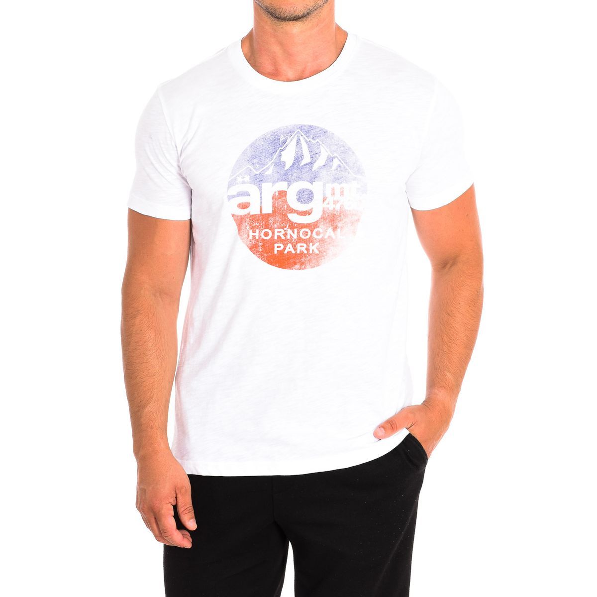 Lässiges Kurzarm-T-Shirt mit Grafik