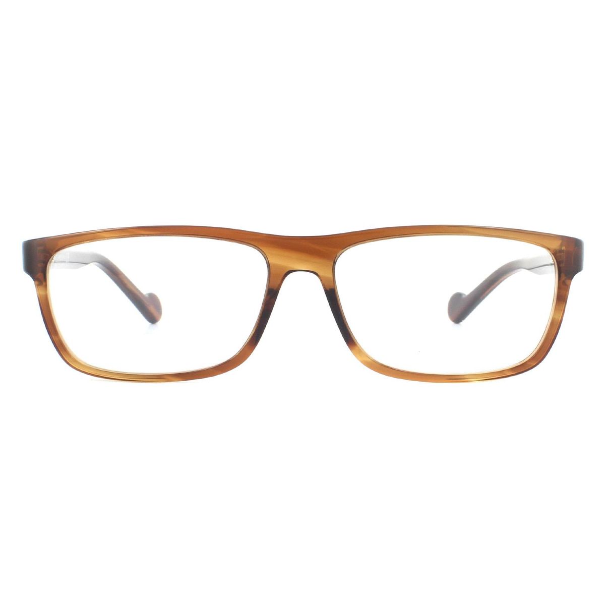 Herren Gestreifte Rechteckige Brille
