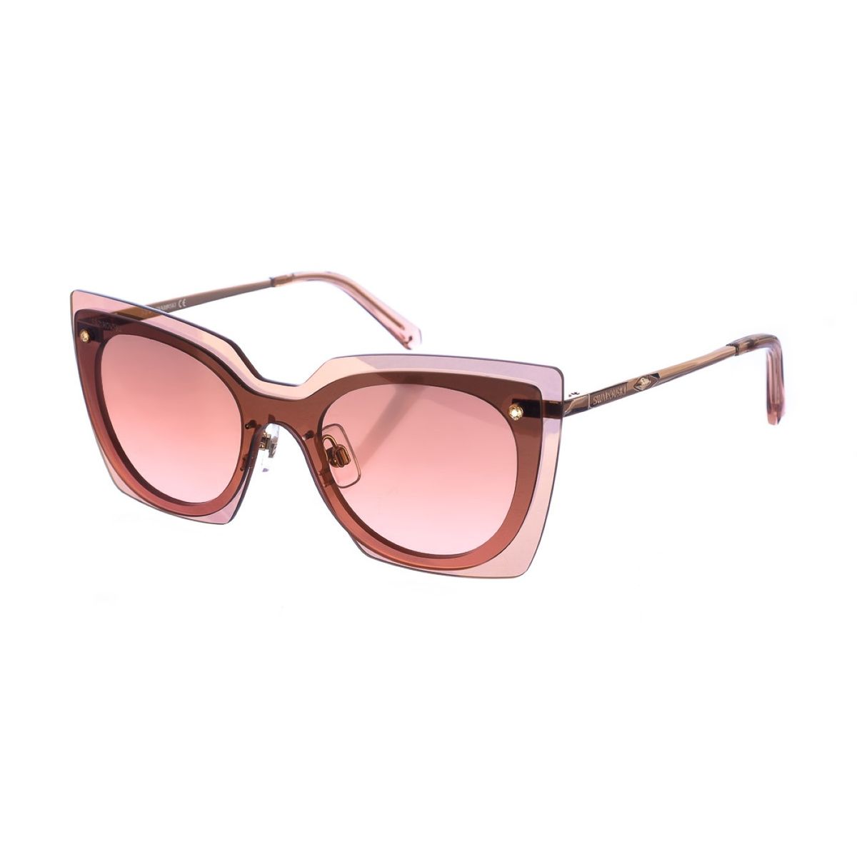 Ovale Acetat-Sonnenbrille