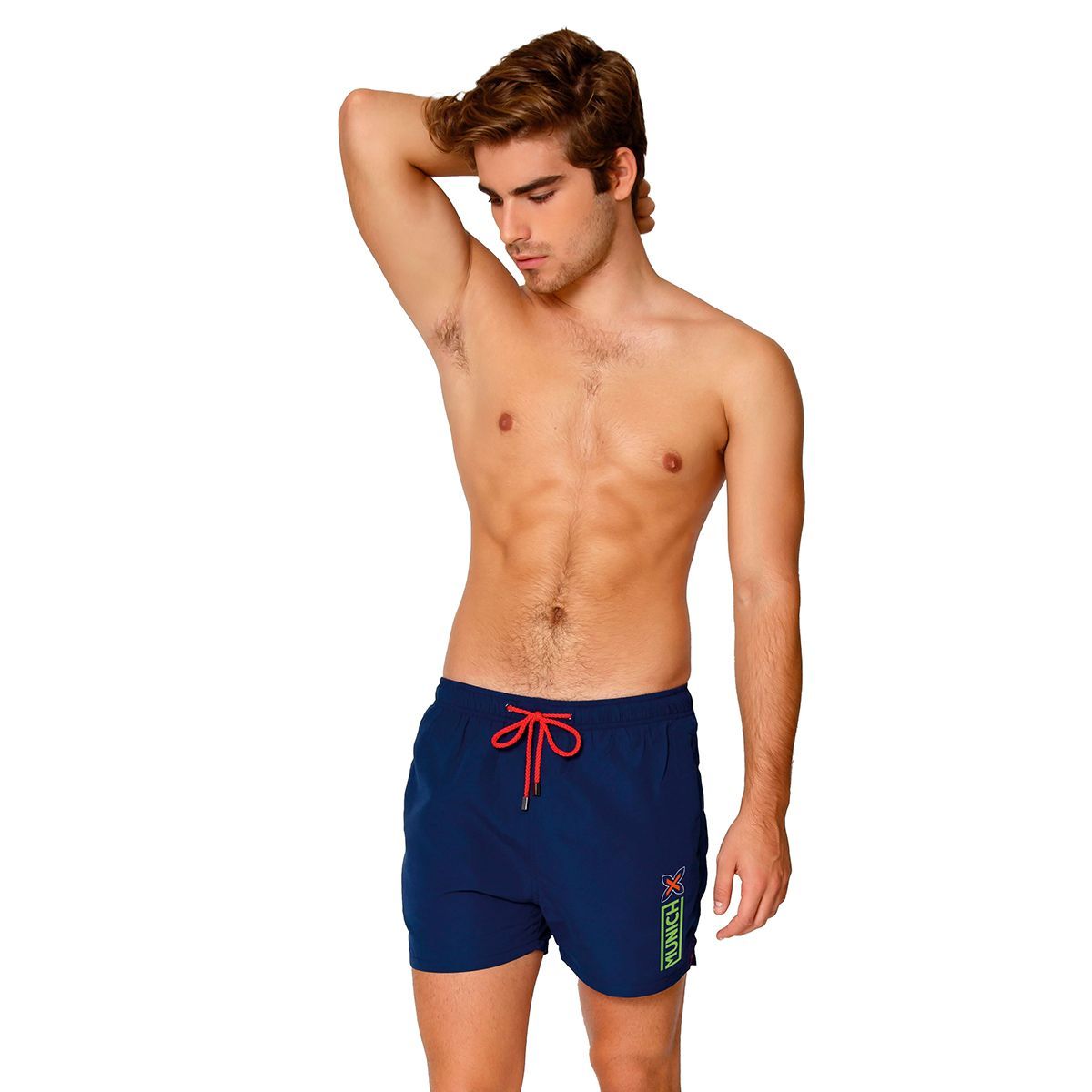 Klassische Herren-Badeshorts mit Kordelzug