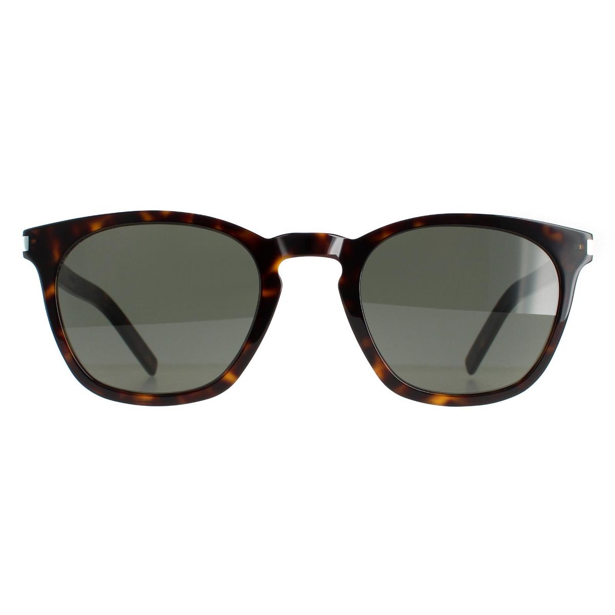 Runde Sonnenbrille Dunkel Havanna