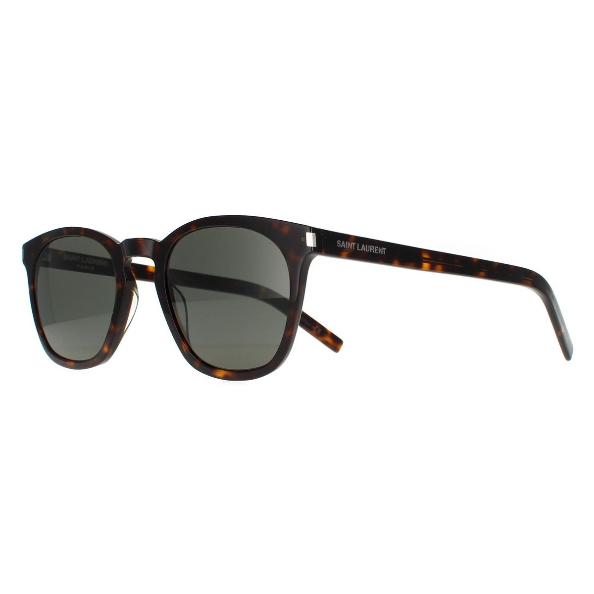 Eckige Acetat-Sonnenbrille mit Schlüsselloch-Steg