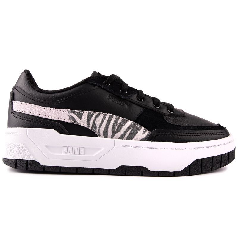 Plateau-Sneaker mit Animal-Print