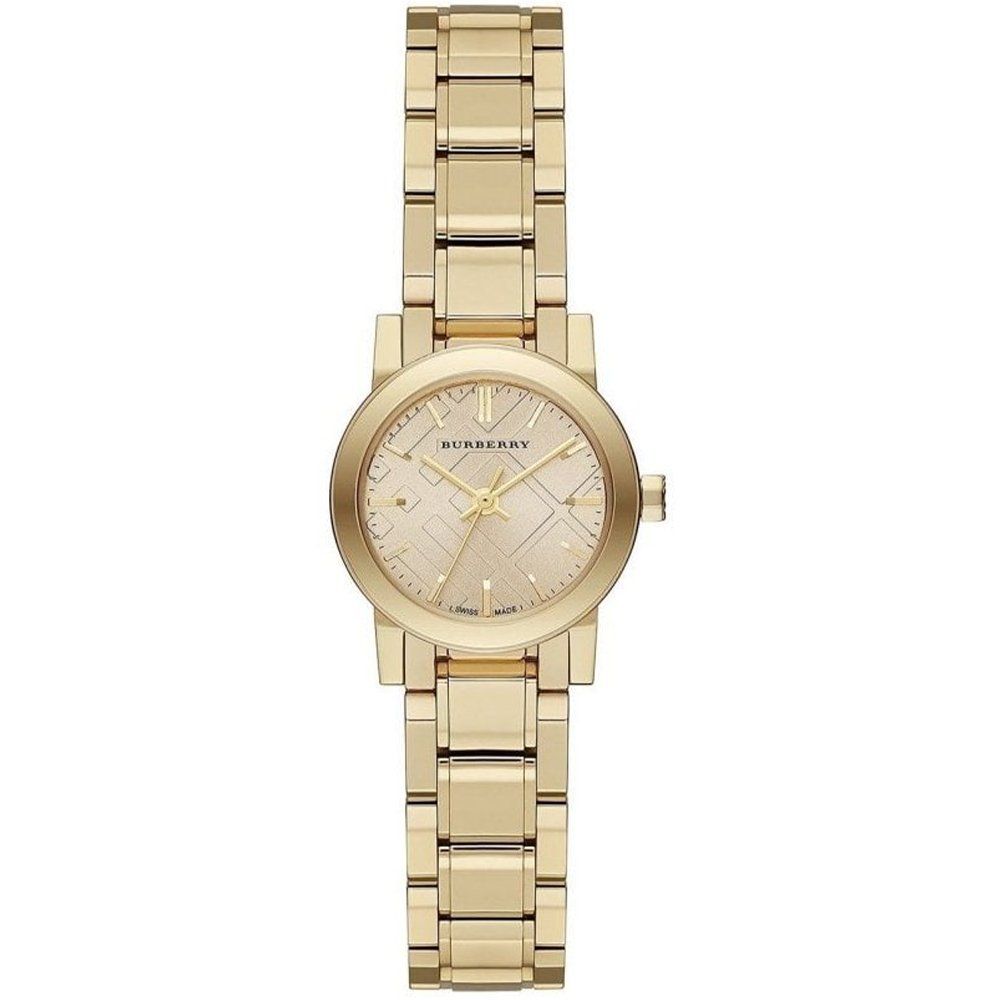 Goldene Edelstahldamenarmbanduhr