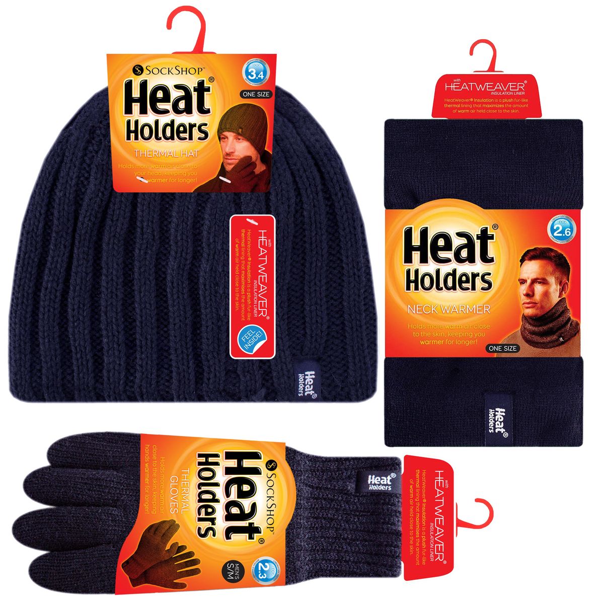 Thermo-Accessoire-Set mit Zopfmuster