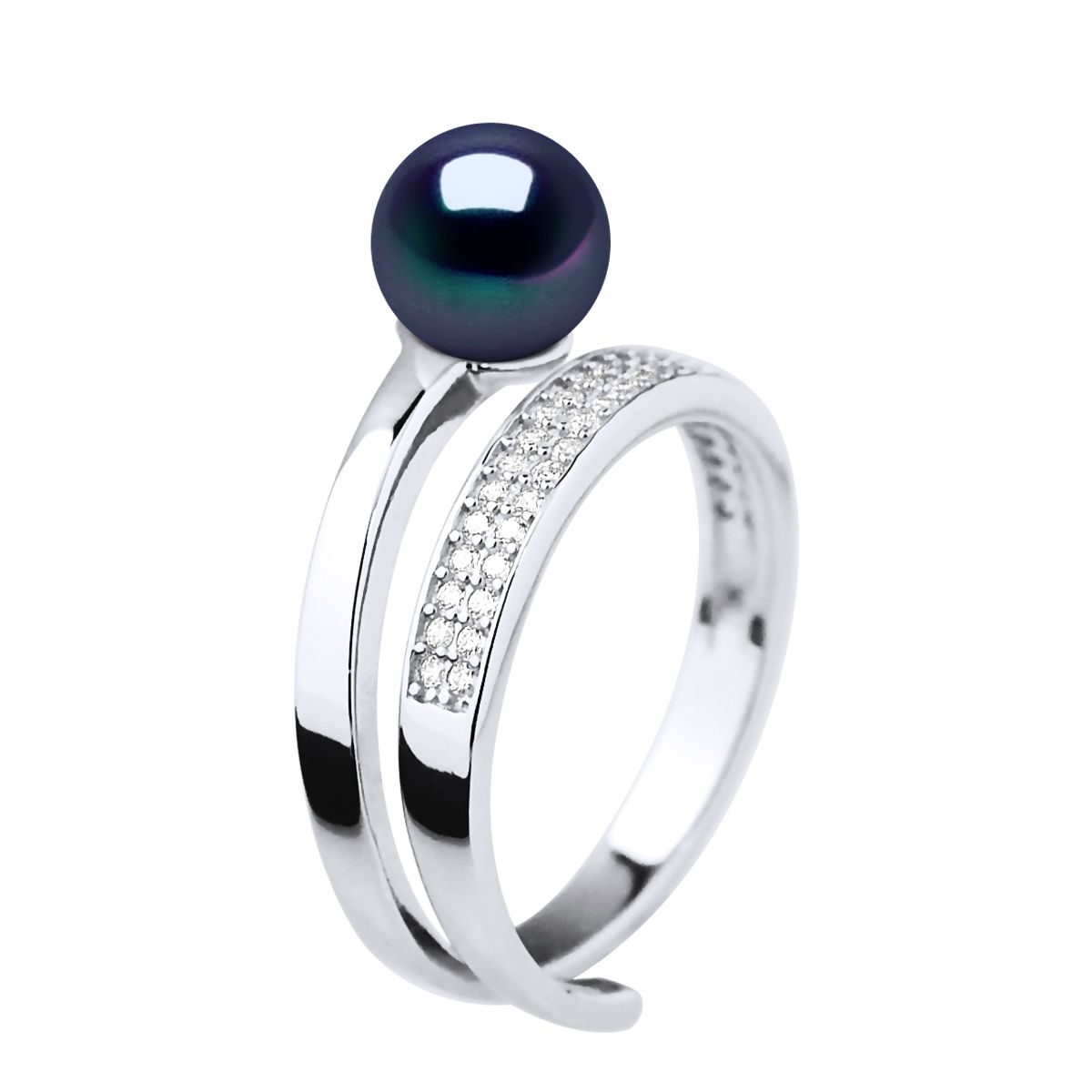 Sterling Silber Süßwasserperlen Ring