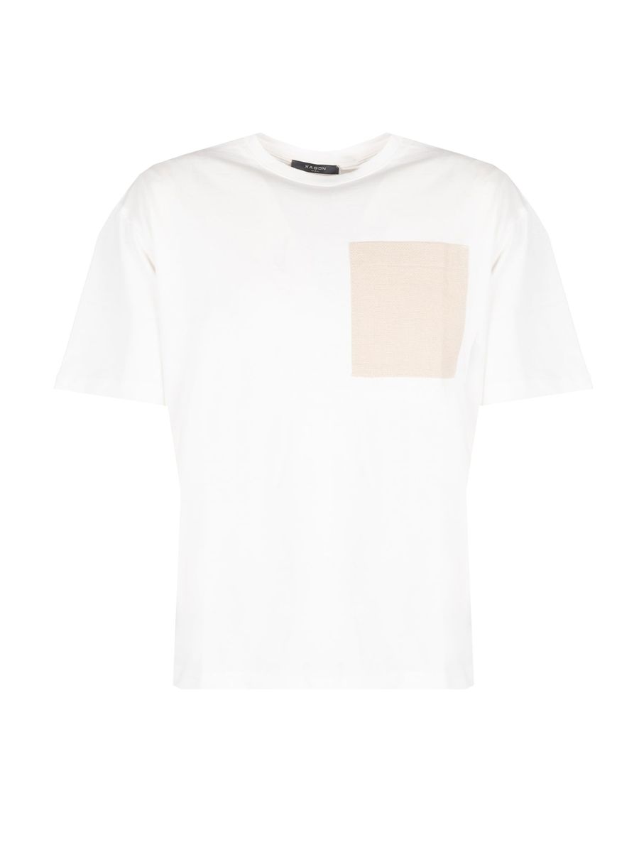 T-Shirt mit lockerer Passform und aufgesetzter Tasche