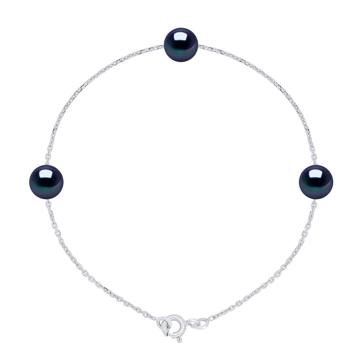 Süßwasserperlen Armband in Silber