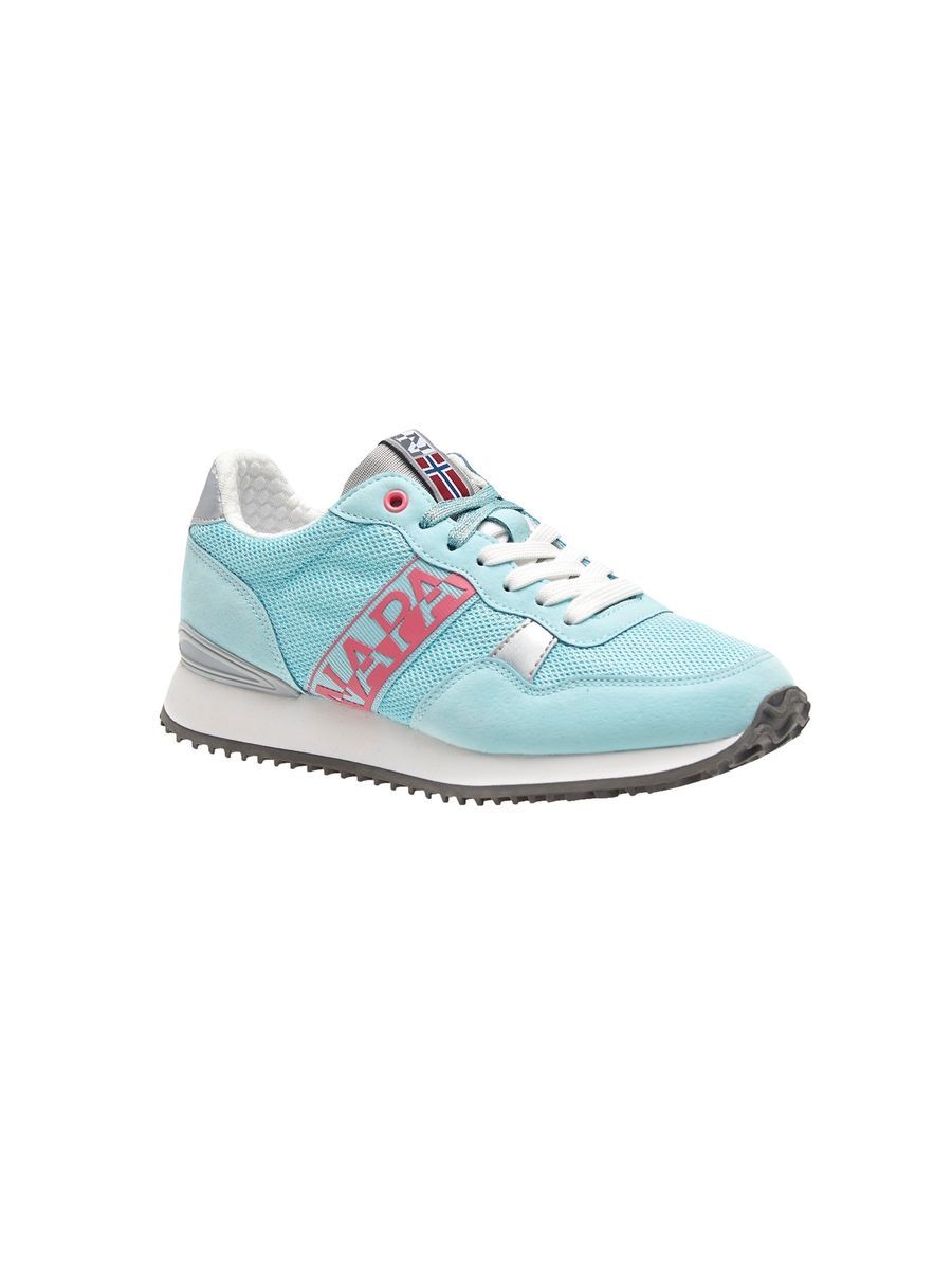 Hellblaue lässige Laufschuhe