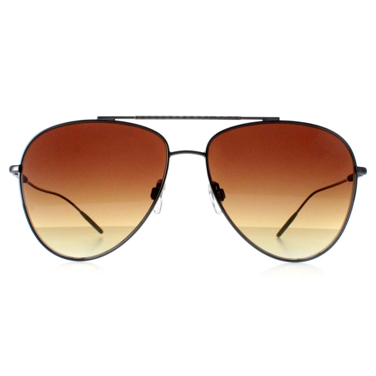 Pilotenbrille Gunmetal Braun Farbverlauf