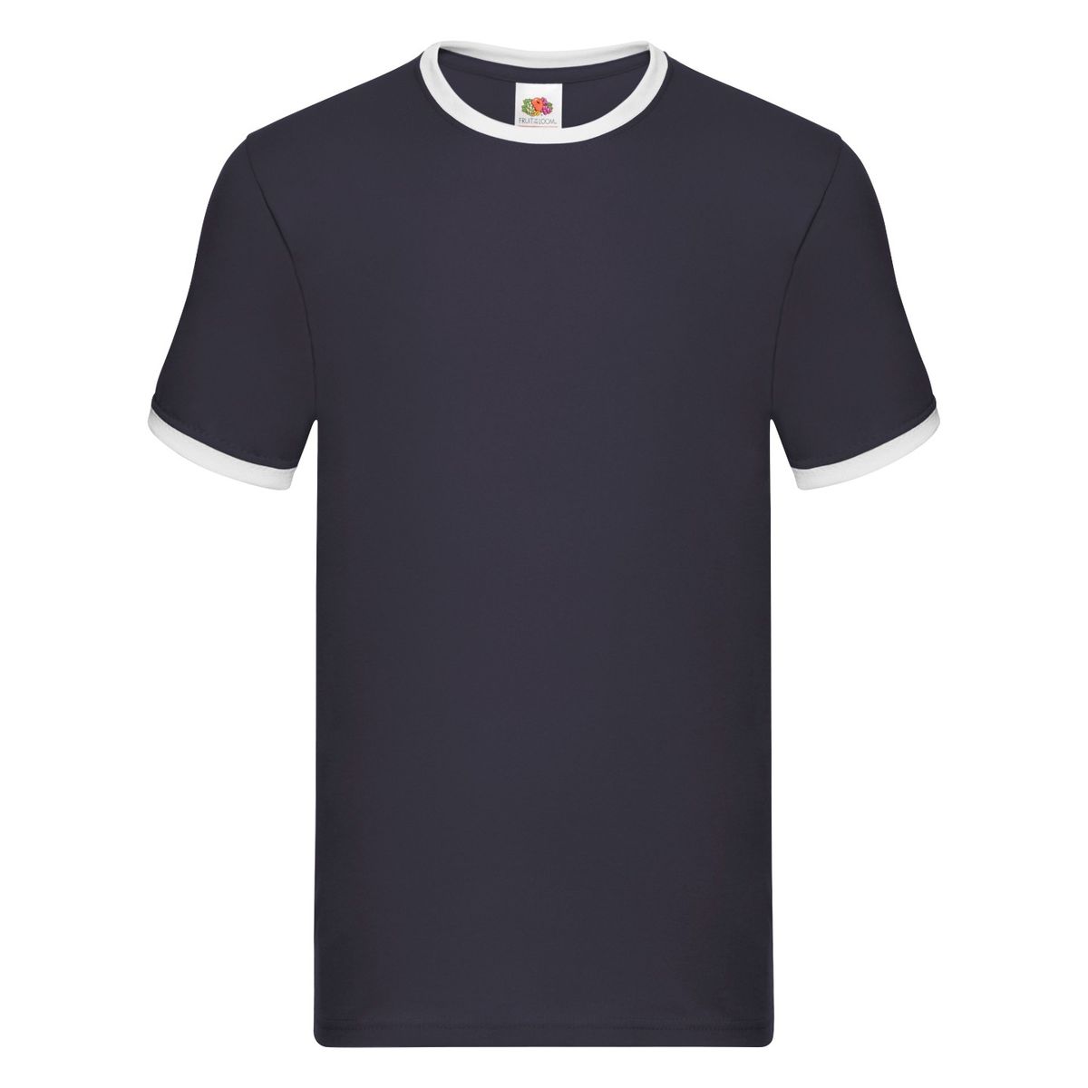 Ringer-T-Shirt mit Kontrastbesatz