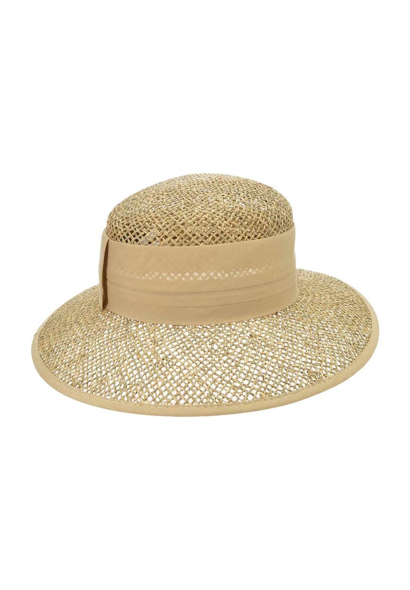 Leichter Sonnenhut aus Stroh für Damen
