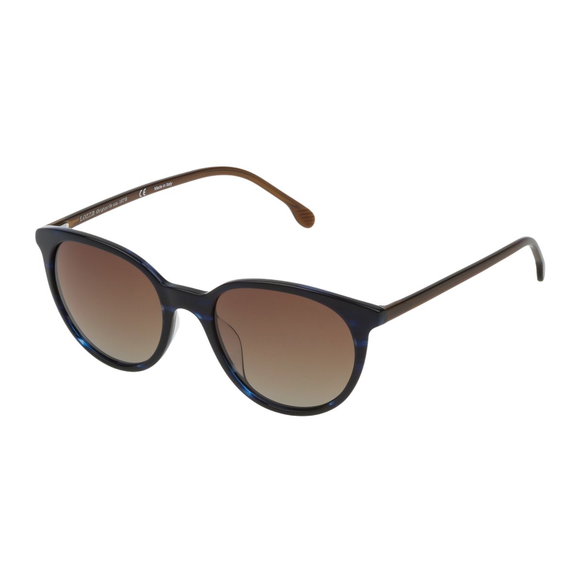 Klassische ovale Acetat-Sonnenbrille