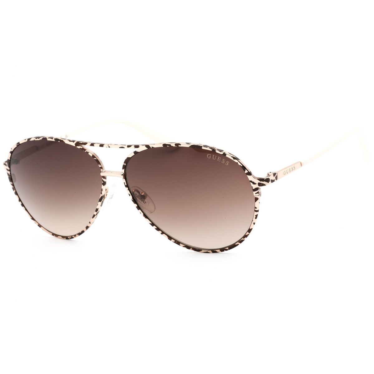 Flieger Sonnenbrille mit Leopardenmuster