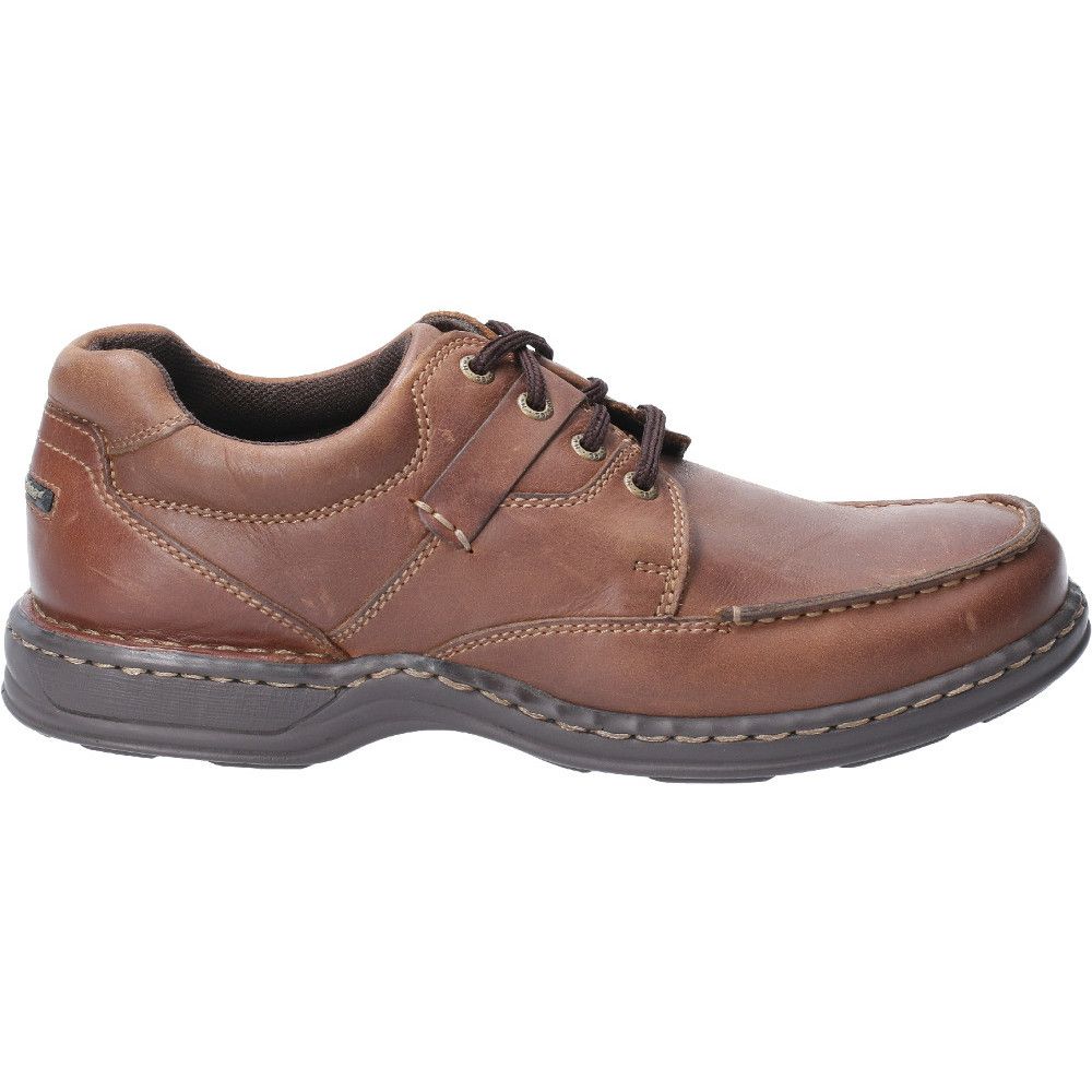 Klassische Leder-Moc-Toe-Derbys