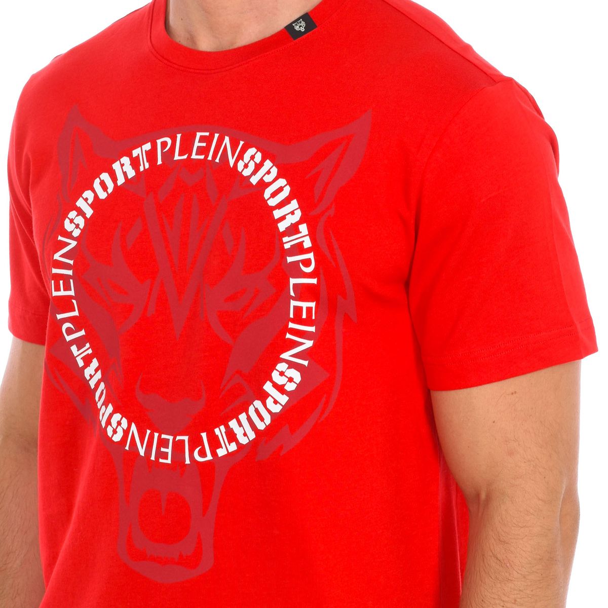 T-Shirt mit Grafikprint und Rundhals