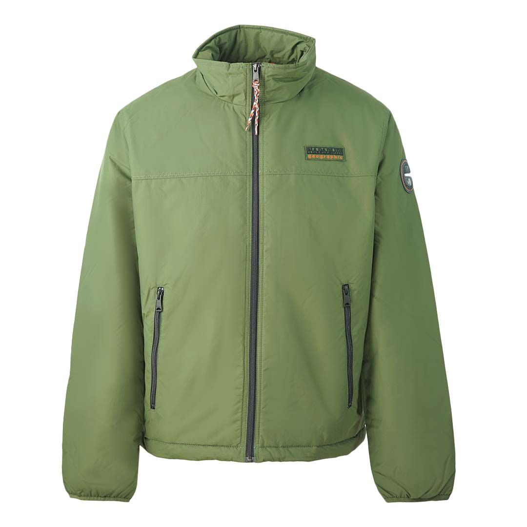 Leichte Herrenjacke mit durchgehendem Reißverschluss
