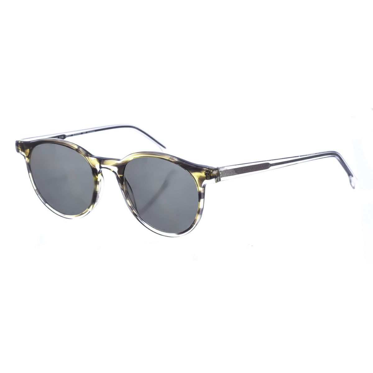 Unisex Runde Sonnenbrille mit Acetatgestell