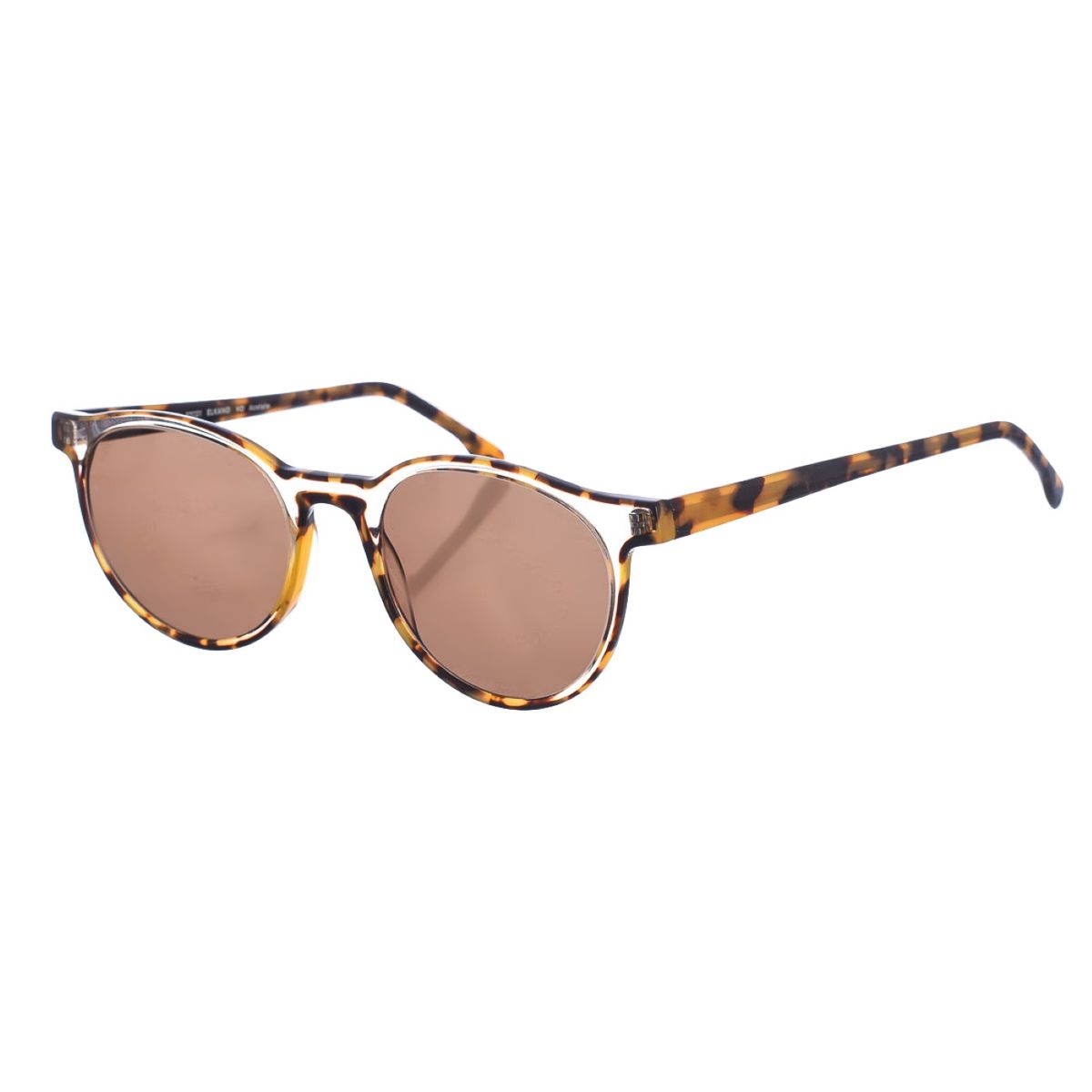 Unisex Runde Sonnenbrille mit Acetatgestell
