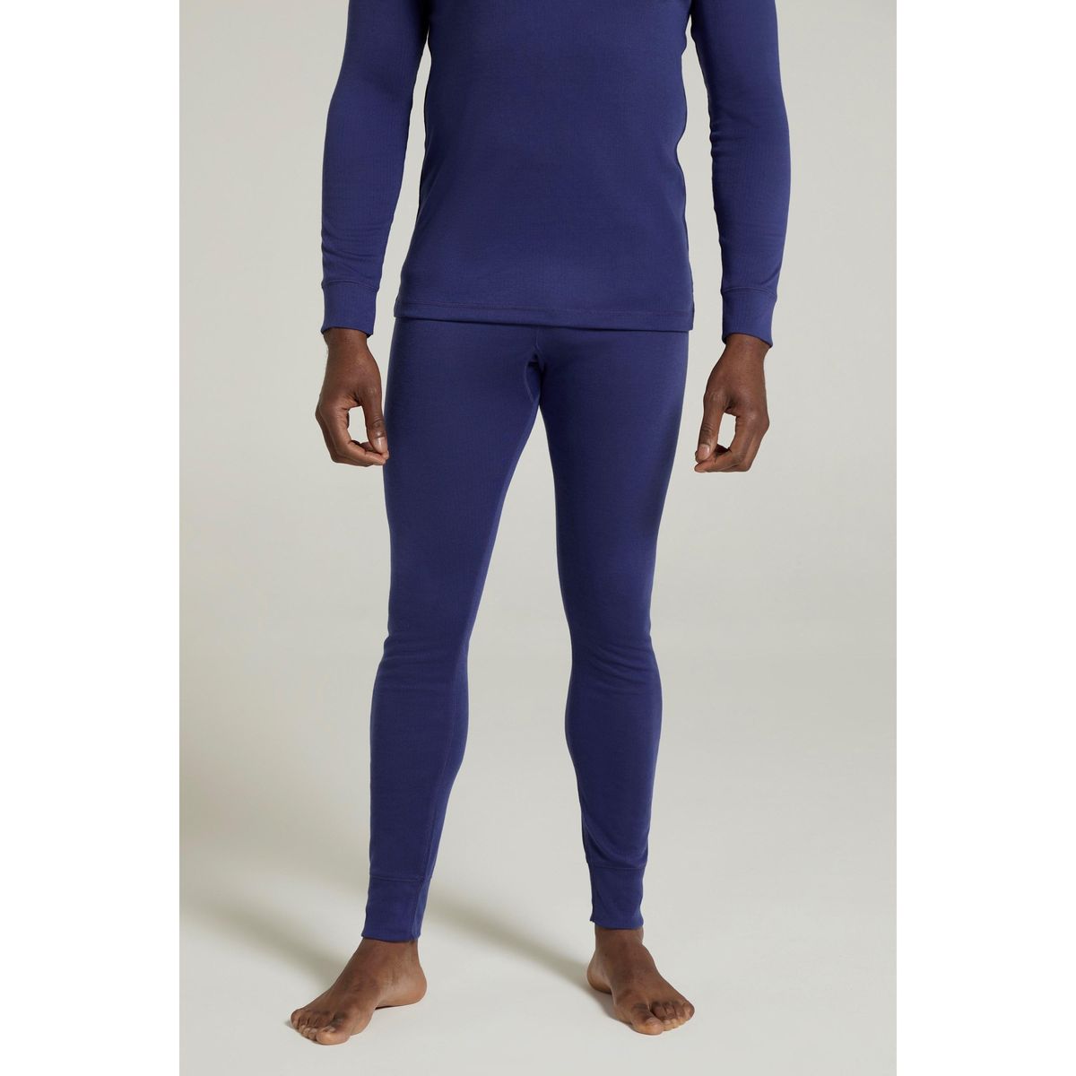 Herren Einfarbige Baselayer Leggings