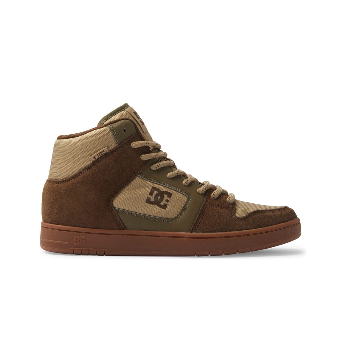 Brauner High-Top Skateboard-Schuh