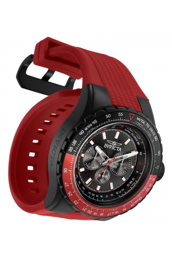 Sportlicher Chronograph mit Silikonarmband