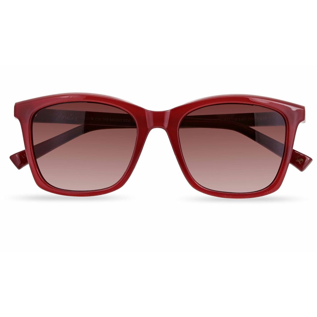 Rote, quadratische Mode-Sonnenbrille