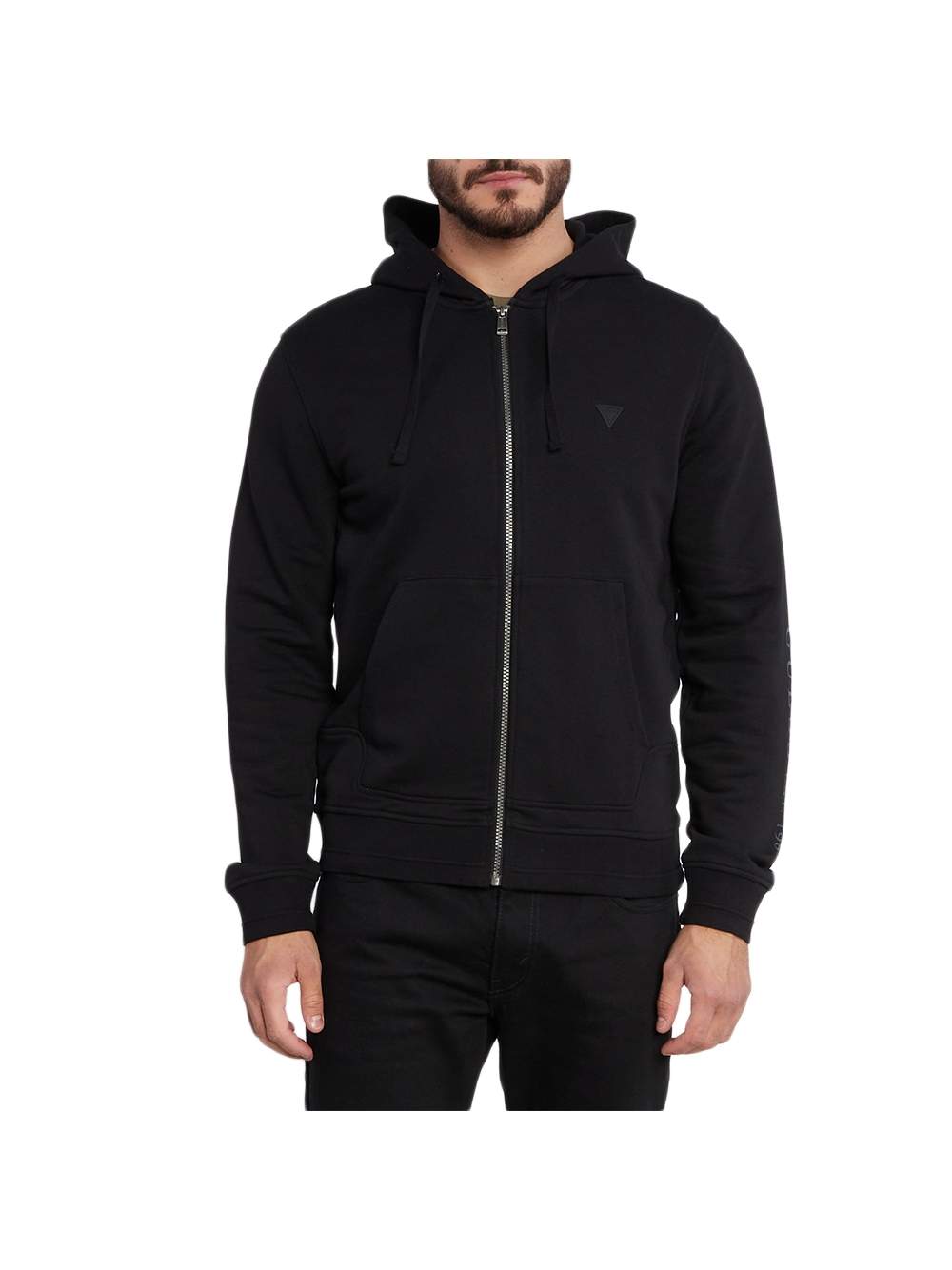 Herren Sweatshirt mit Kapuze und Reißverschluss