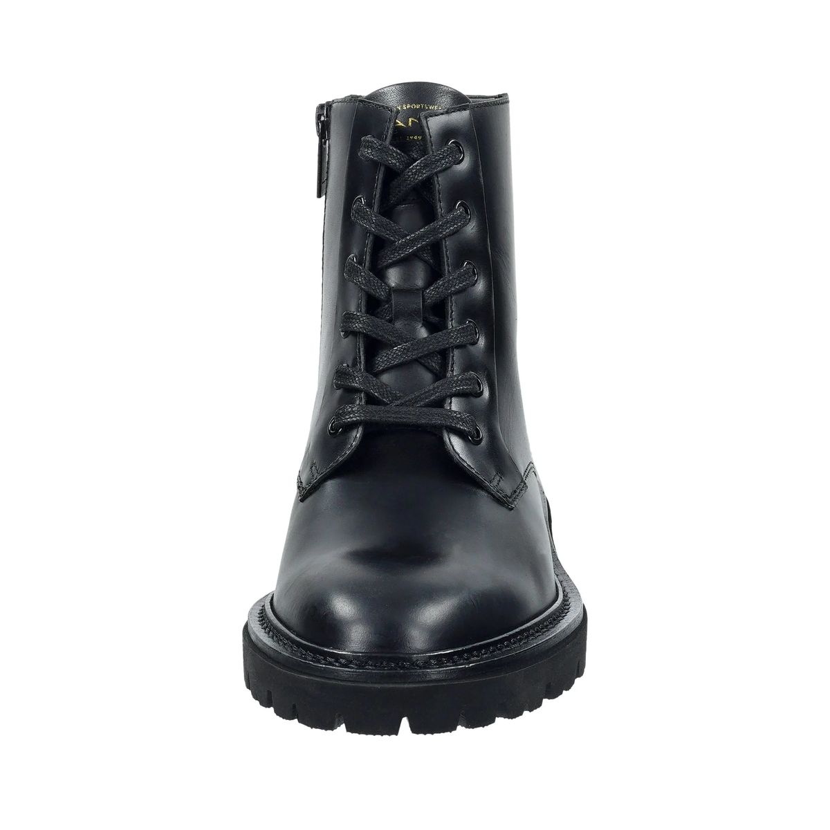 Klassische Leder Schnürstiefelette