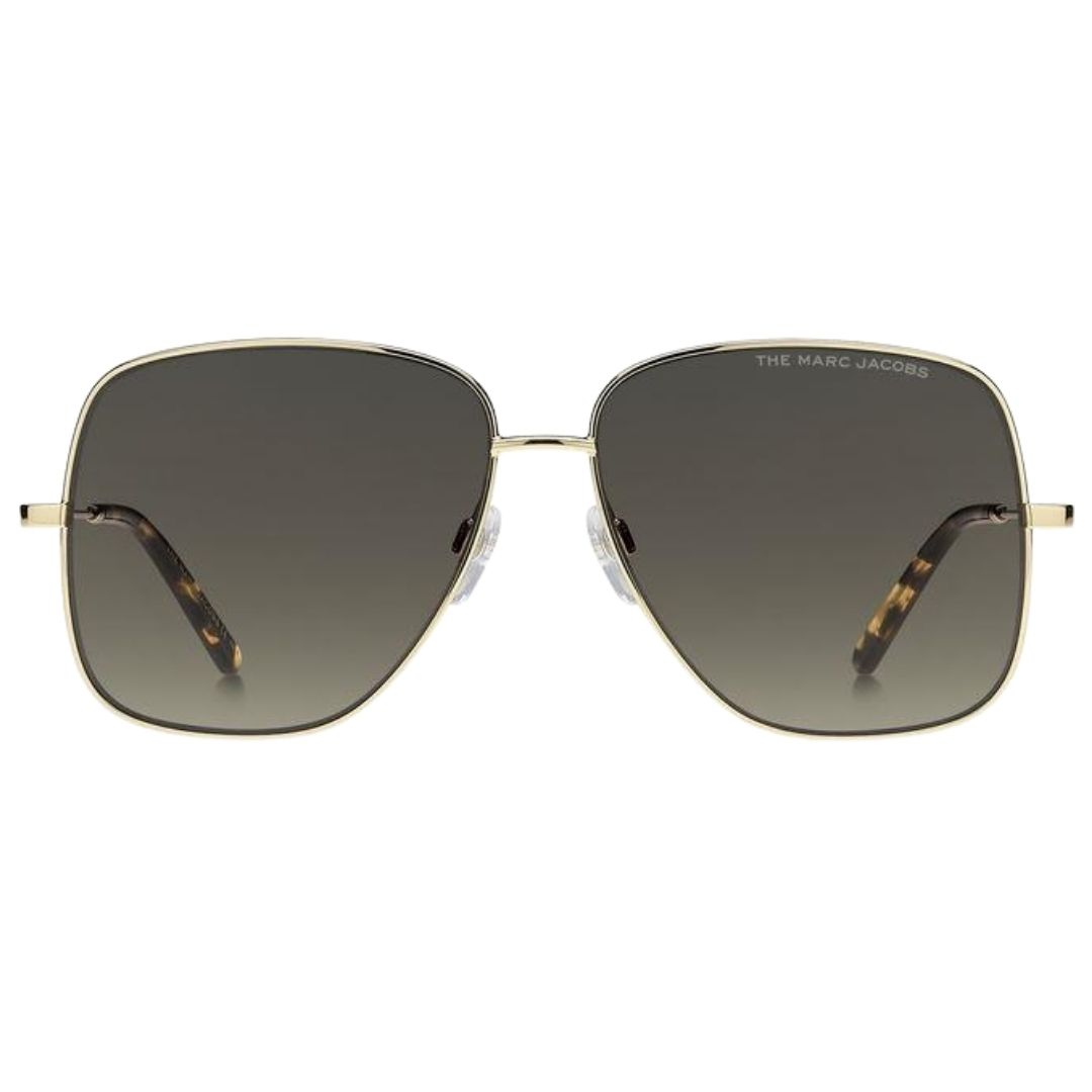 Übergroße, quadratische Sonnenbrille mit Farbverlaufsgläsern