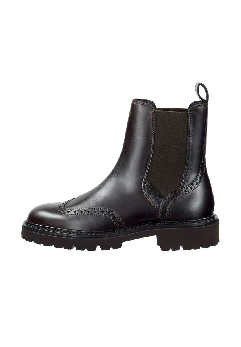 Chelsea Boot mit Flügelkappe und Profilsohle