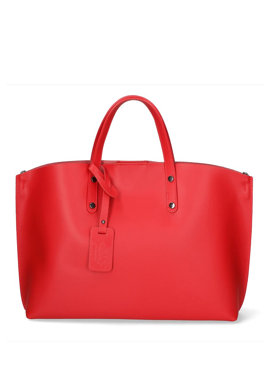 Klassische Leder Tragetasche