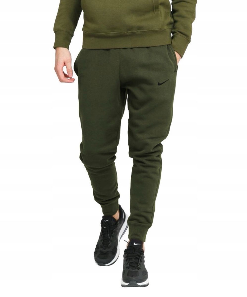 Bequeme olivgrüne Strickjogginghose