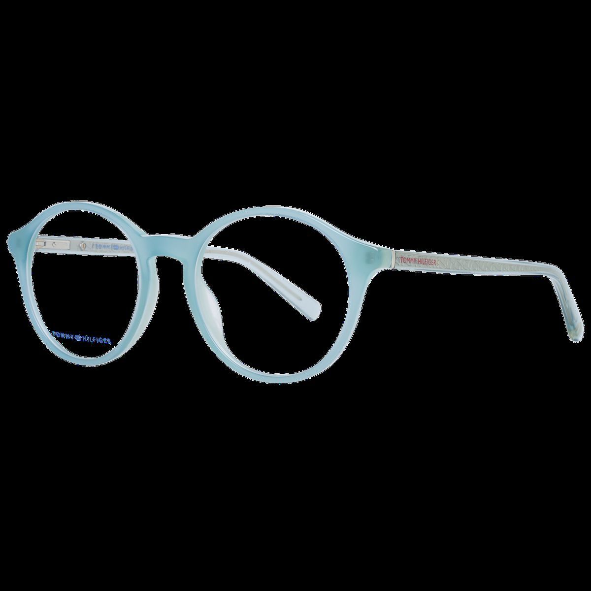 Runde optische Brille in Blau
