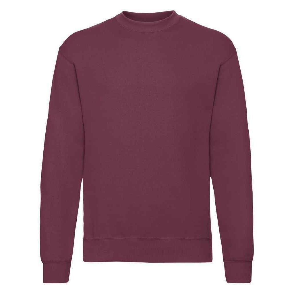Klassisches Uni-farbenes Sweatshirt mit Rundhalsausschnitt