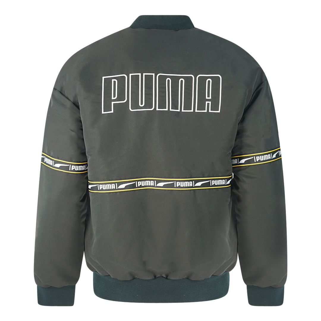 Wattierte Streetwear-Bomberjacke