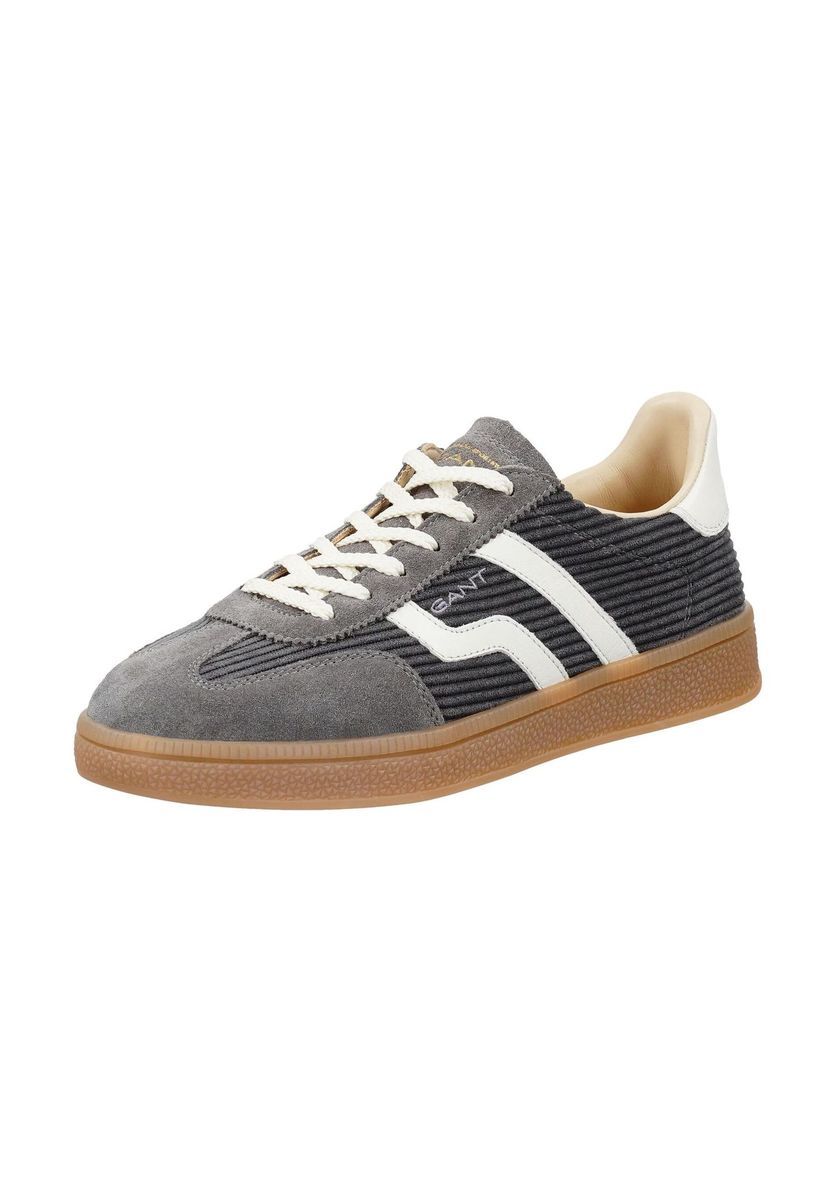 Retro-inspirierter Cord- und Wildleder-Sneaker