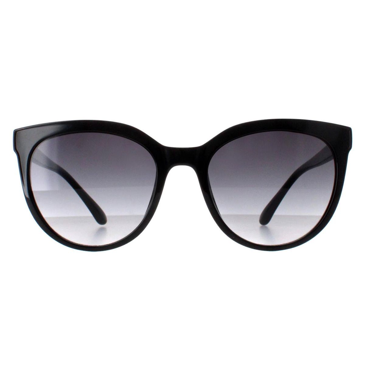 Elegante schwarze Farbverlauf Cat-Eye Sonnenbrille