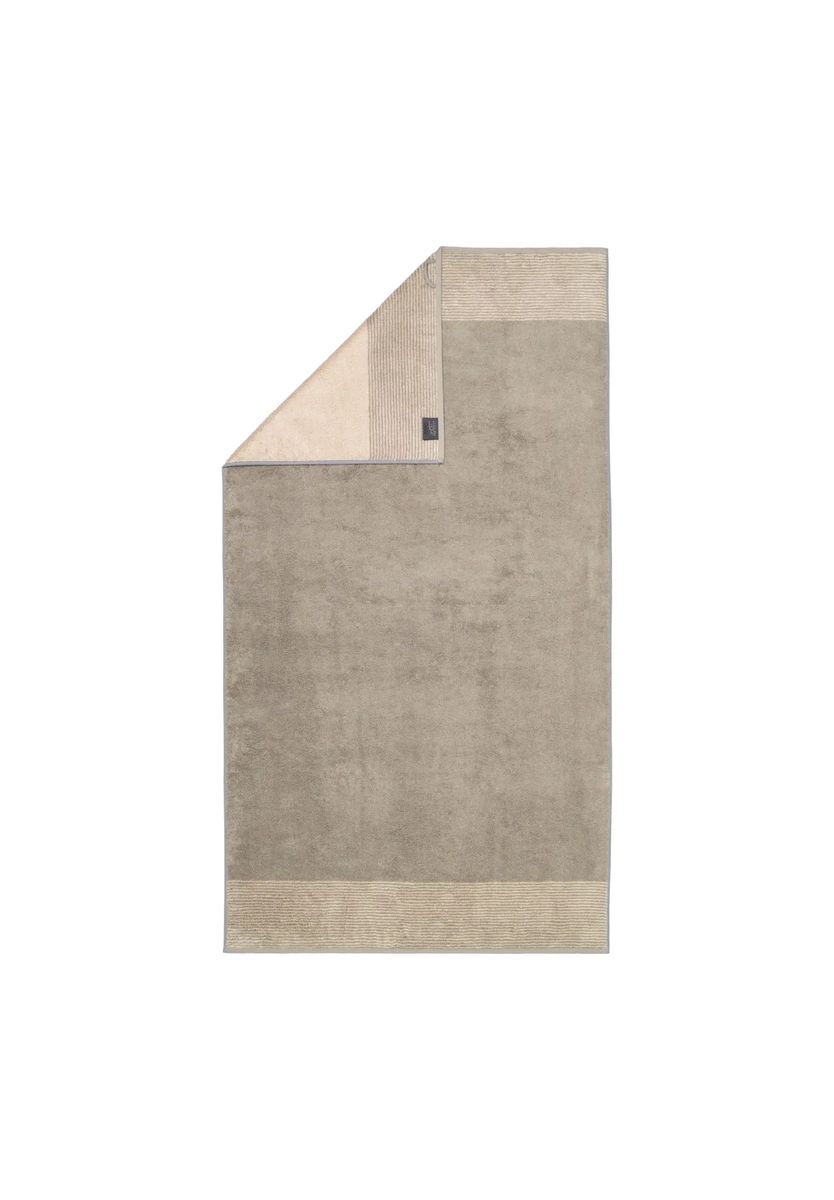Cawö Handtücher Luxury Home Two-Tone 590 graphit - 70, braun, 80X150